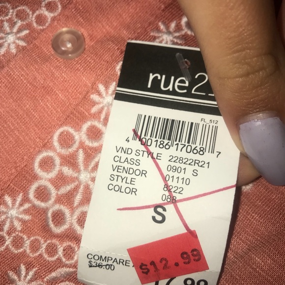 Rue21 High low crop tank - Picture 3 of 5